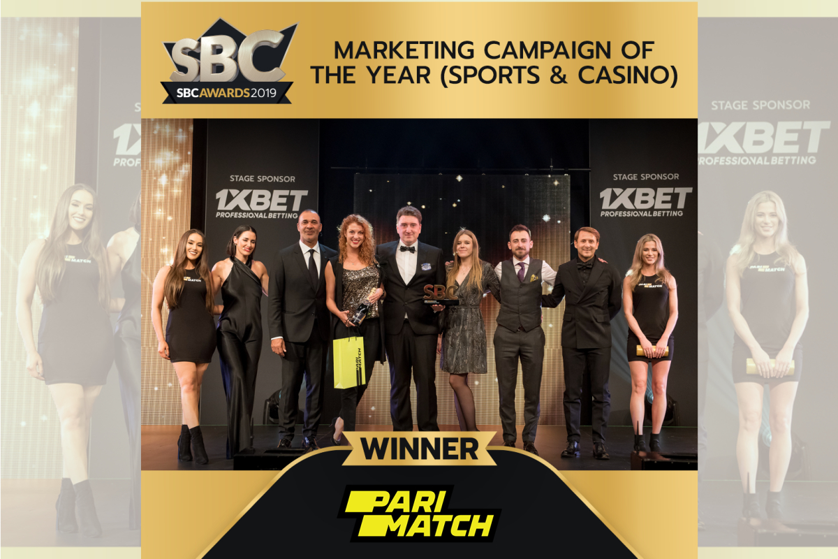 Parimatch crowned winners of Marketing Campaign of the Year at the 2019 SBC Awards