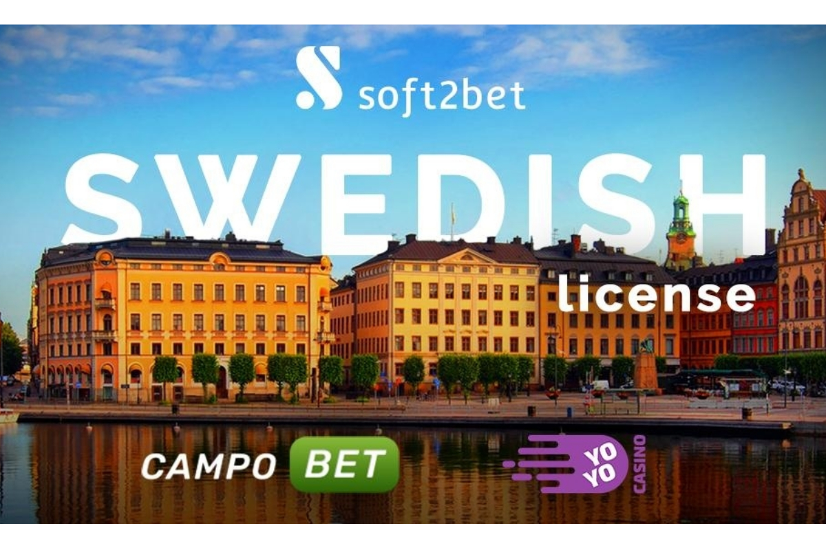 Soft2Bet obtains Swedish Gaming licence, launches two of its leading brands