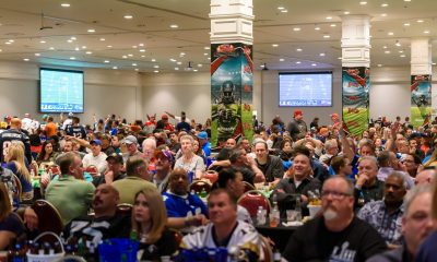 Buffet, open bar and satellite sports betting stations at the Plaza Hotel & Casino’s Big Game Viewing Party, Feb. 2