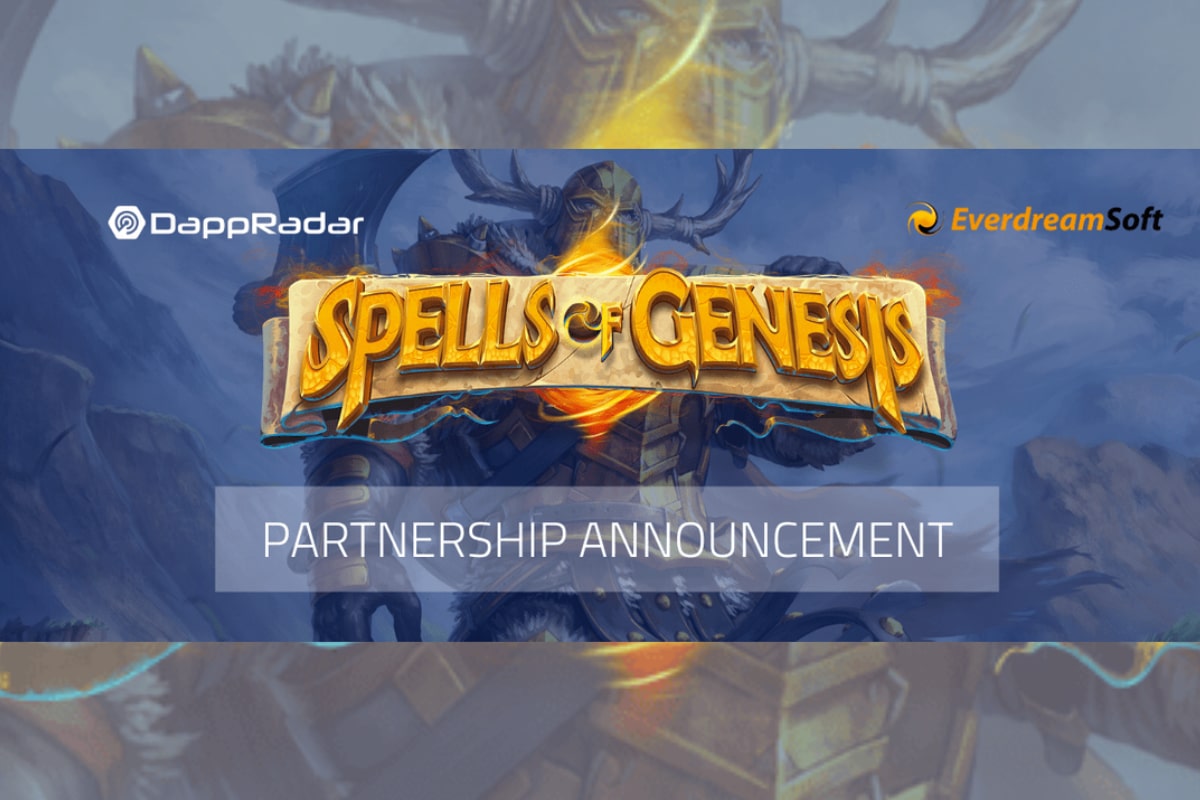 DappRadar partners with EverdreamSoft to launch first blockchain game ‘Spells of Genesis’ on Ethereum
