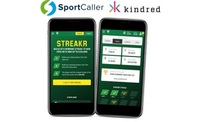 SportCaller continues winning run for Kindred retention with Streakr