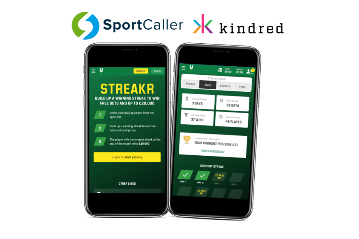 SportCaller continues winning run for Kindred retention with Streakr