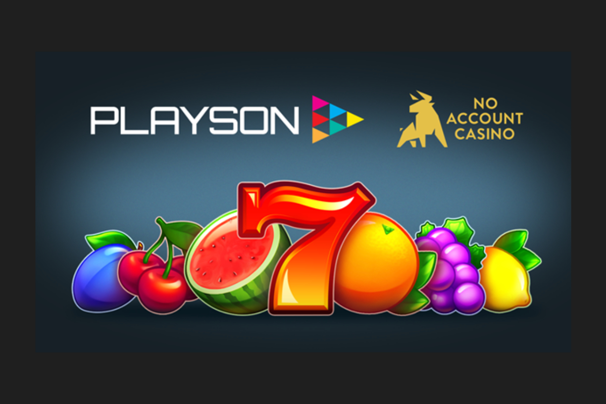 Playson signs content deal with No Account Casino