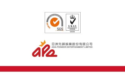 APE achieves ISO 9001:2015 Certification