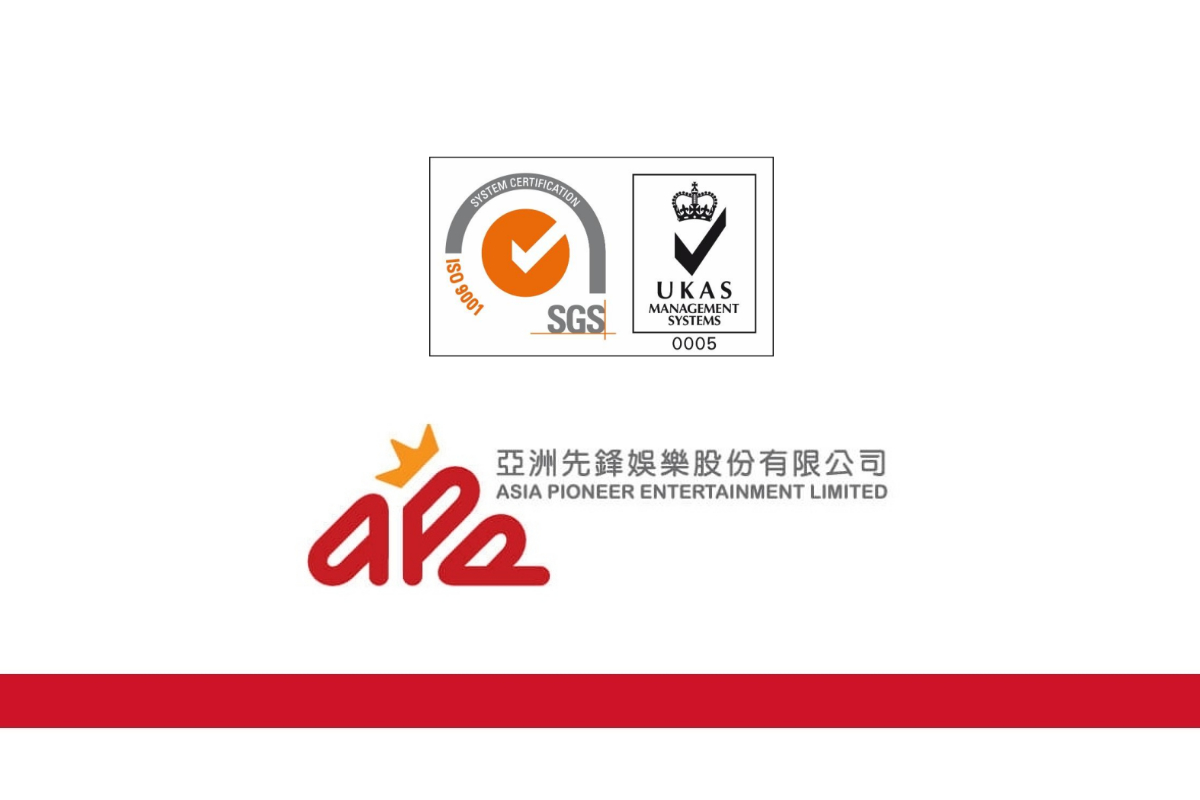 APE achieves ISO 9001:2015 Certification