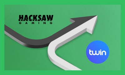 Hacksaw Gaming sign with Twin