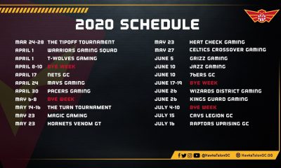 Hawks Talon Gaming Club Announces 2020 Schedule