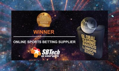 SBTech wins Online Sports Betting Supplier at 2020 Global Gaming Awards