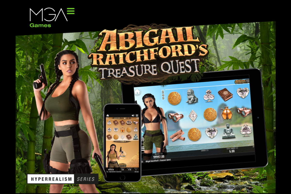 MGA Games has turned Abigail Ratchford into the Queen of the Hyperrealism Series