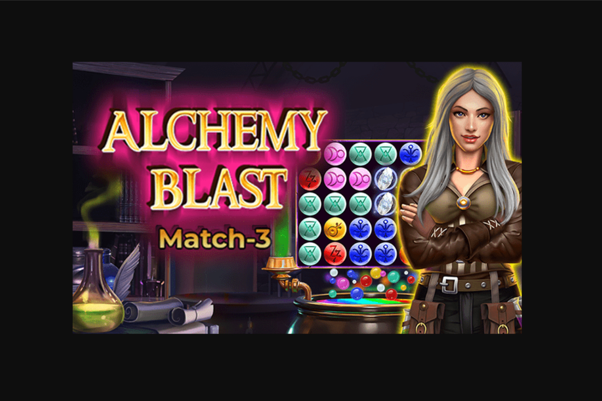 A new match-3 game by Skillzzgaming: ‘Alchemy Blast’ - a magical pursuit of enigmatic elements and elixirs