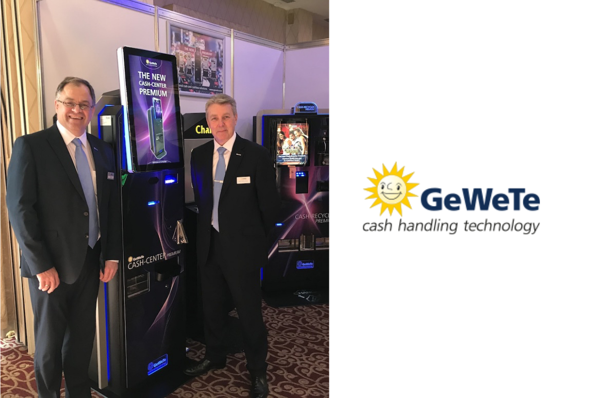 GeWeTe take cash handling to another level at Irish Gaming Show