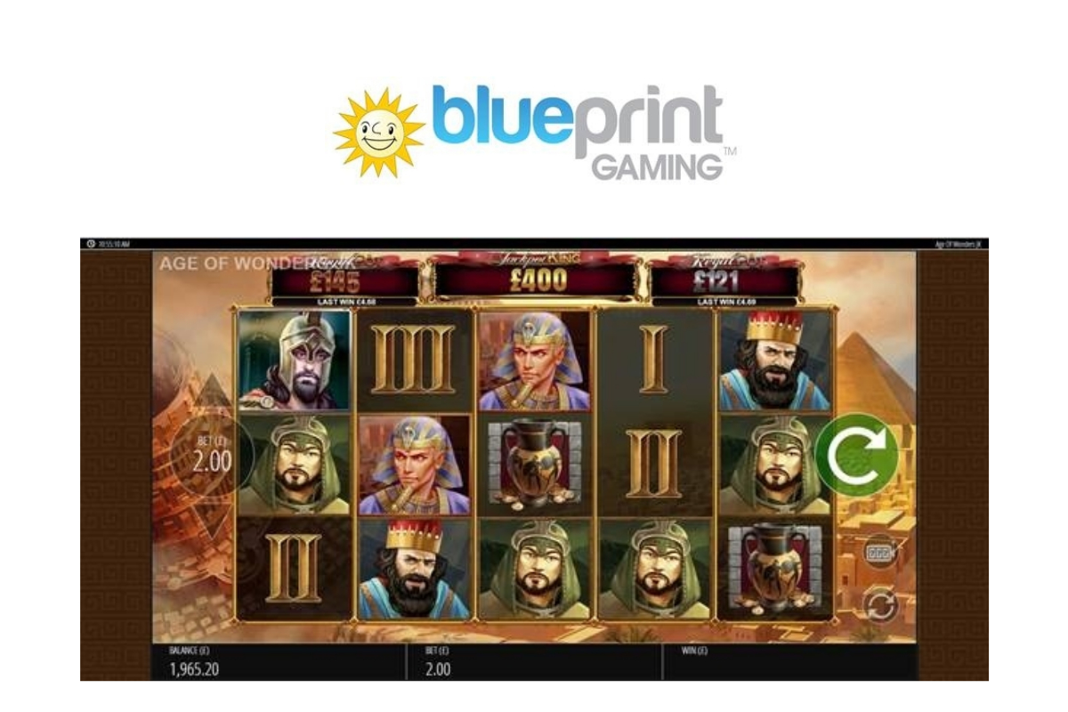Blueprint Gaming adds legendary title Wonder of Ages to Jackpot King series