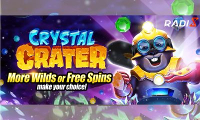 Crystal Crater, a brand-new slot game by Radi8, that give players options