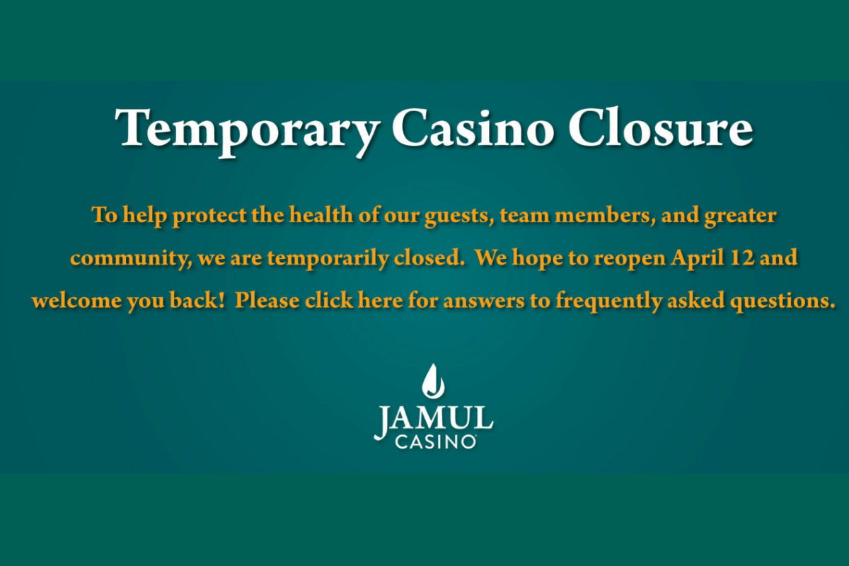 Jamul Casino Announces Extension of Casino Closure in Response to COVID-19