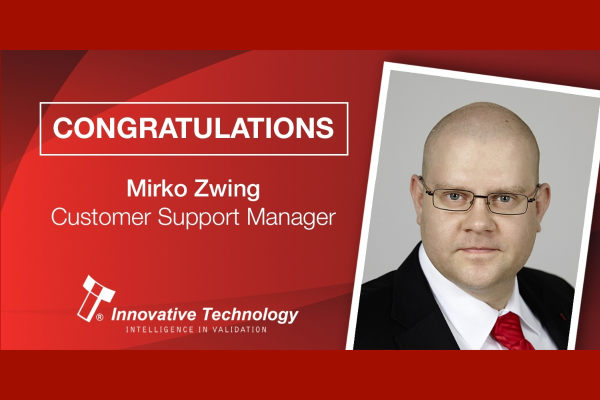 Mirko Zwing promoted to ITL Customer Support Manager