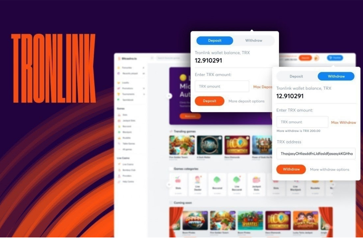 Bitcasino Enables TronLink Browser Extension to Bring Users Secure Deposits and Withdrawals
