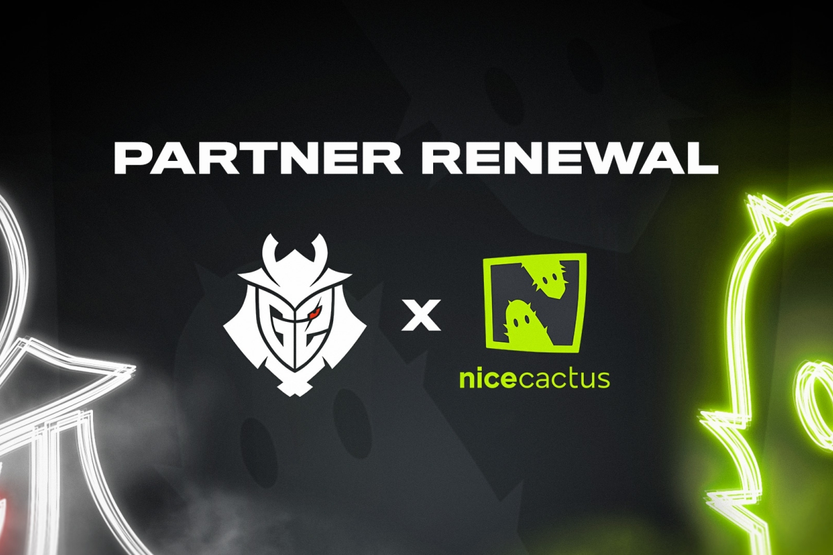 G2 Esports Expands Partnership with Nicecactus to Continue Its Support of Aspiring Content Creators and Gamers