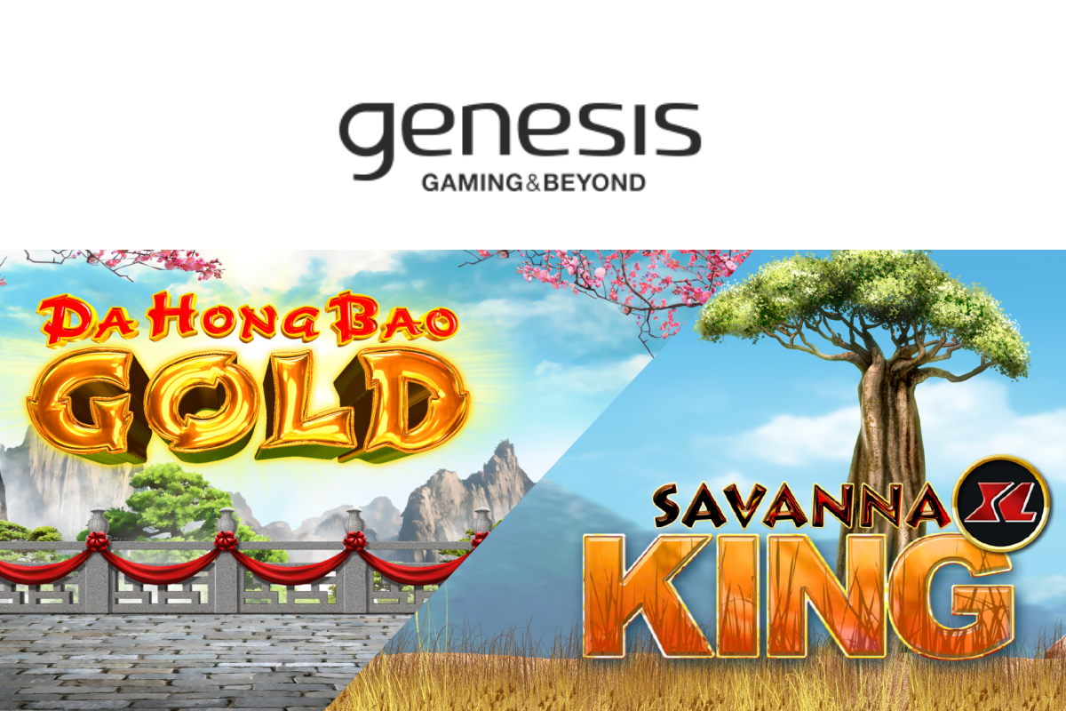 Genesis Gaming Inc. launches Da Hong Bao Gold, a sequel to Da Hong Bao, and Savanna King XL for high rollers!