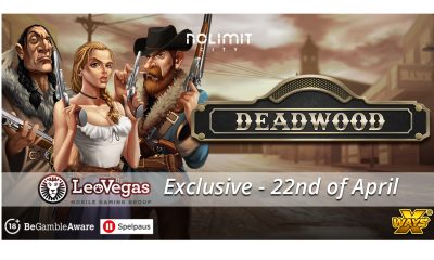 LeoVegas - Nolimit City saddle up once more to launch Deadwood