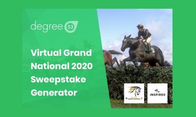 Degree 53 create an online sweepstake for the Virtual Grand National for remote workers