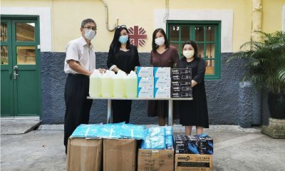 APE Donates Epidemic-Prevention Supplies to Caritas Macau