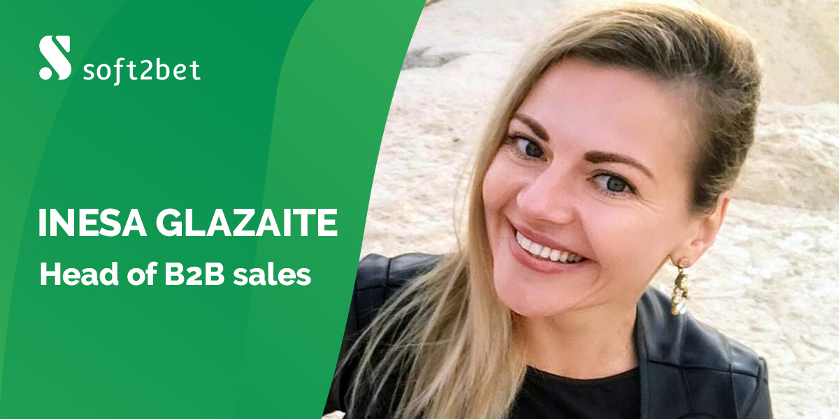 Soft2Bet appoints Inesa Glazaite as Head of B2B Sales