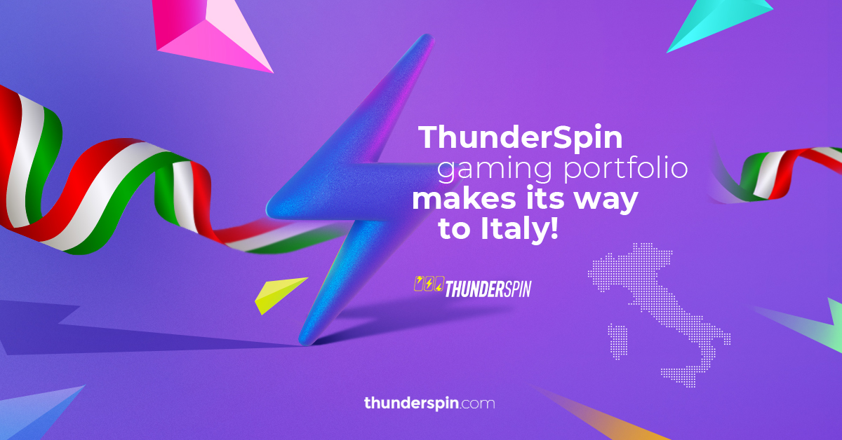 ThunderSpin gaming portfolio gets the green light and gears up to make Italian debut