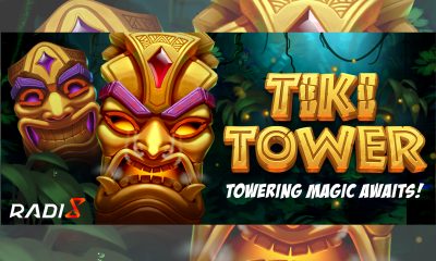 Tiki Tower, new game release by Radi8 with an extendable reel up to 80 pay-lines!