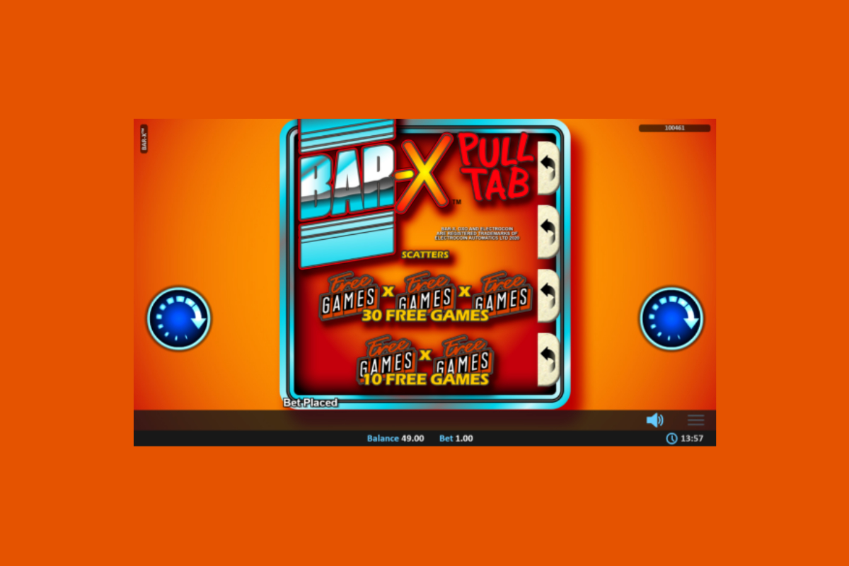 Realistic Games Launches Super Bar-x™ Pull Tab Exclusively With Microgaming
