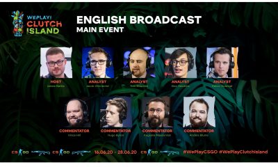 Announcement of WePlay! Clutch Island main stage English-speaking talents
