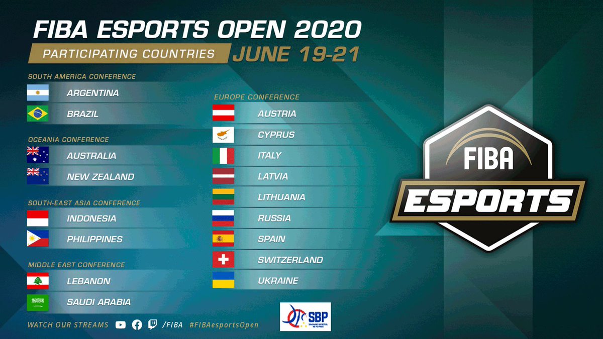 17 National teams to participate in inaugural FIBA Esports Open 2020