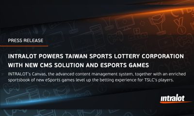 INTRALOT Powers Taiwan Sports Lottery Corporation with new CMS Solution and eSports Games