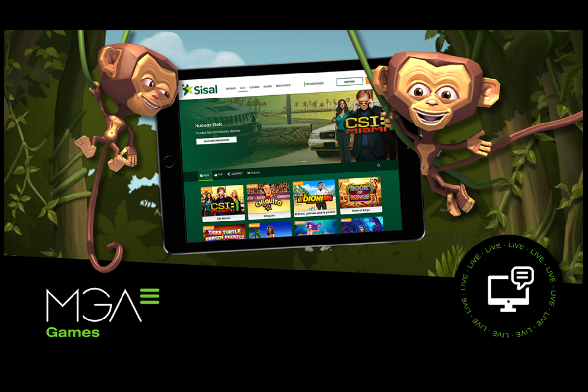 Sisal opt for MGA Games to increase its presence in the Spanish market