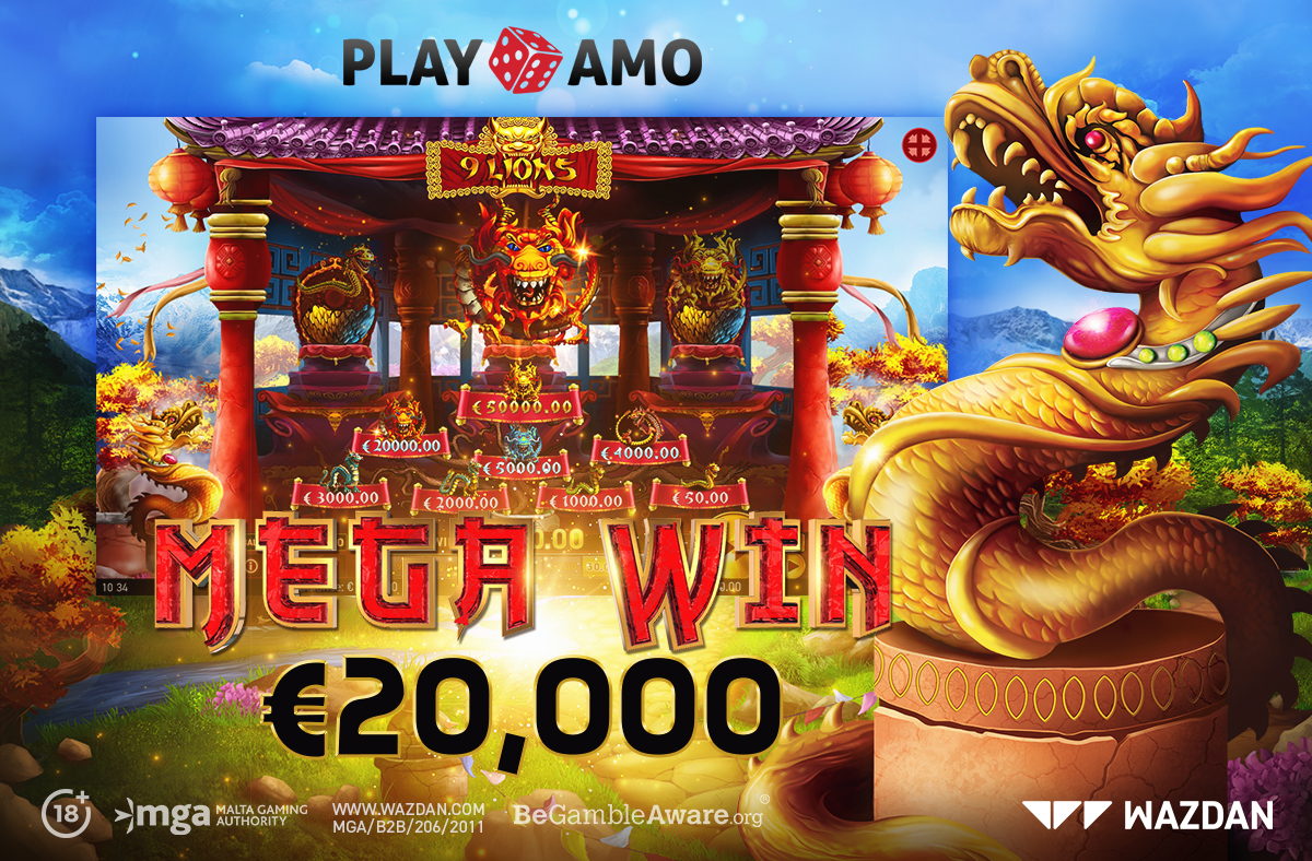 Big Win at Playamo on Wazdan's 9 Lions