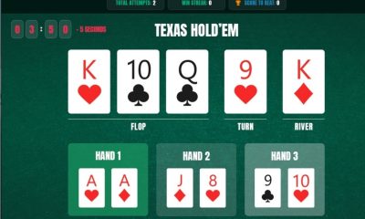 JUST LAUNCHED… Interactive Texas Hold’em Poker Quiz: Which hand wins?