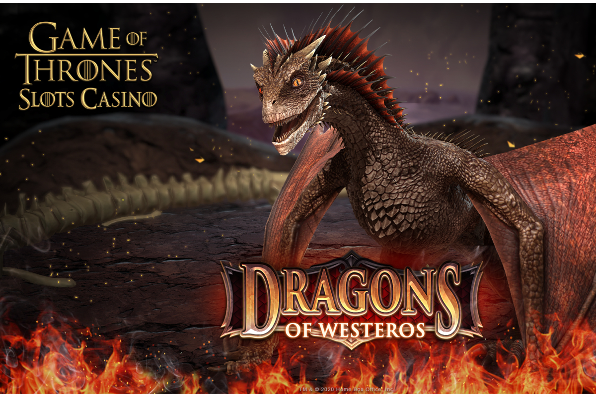 Game of Thrones® Slots Casino Releases Dragons of Westeros Feature