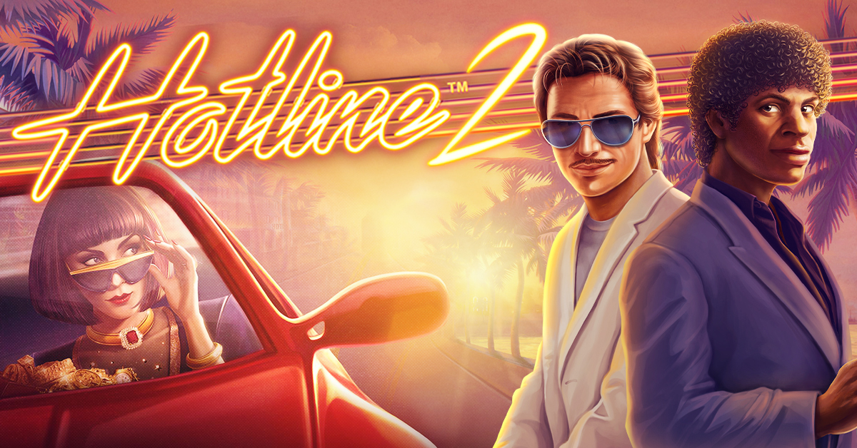 NetEnt brings us back to the hot 80s Miami action in Hotline 2™