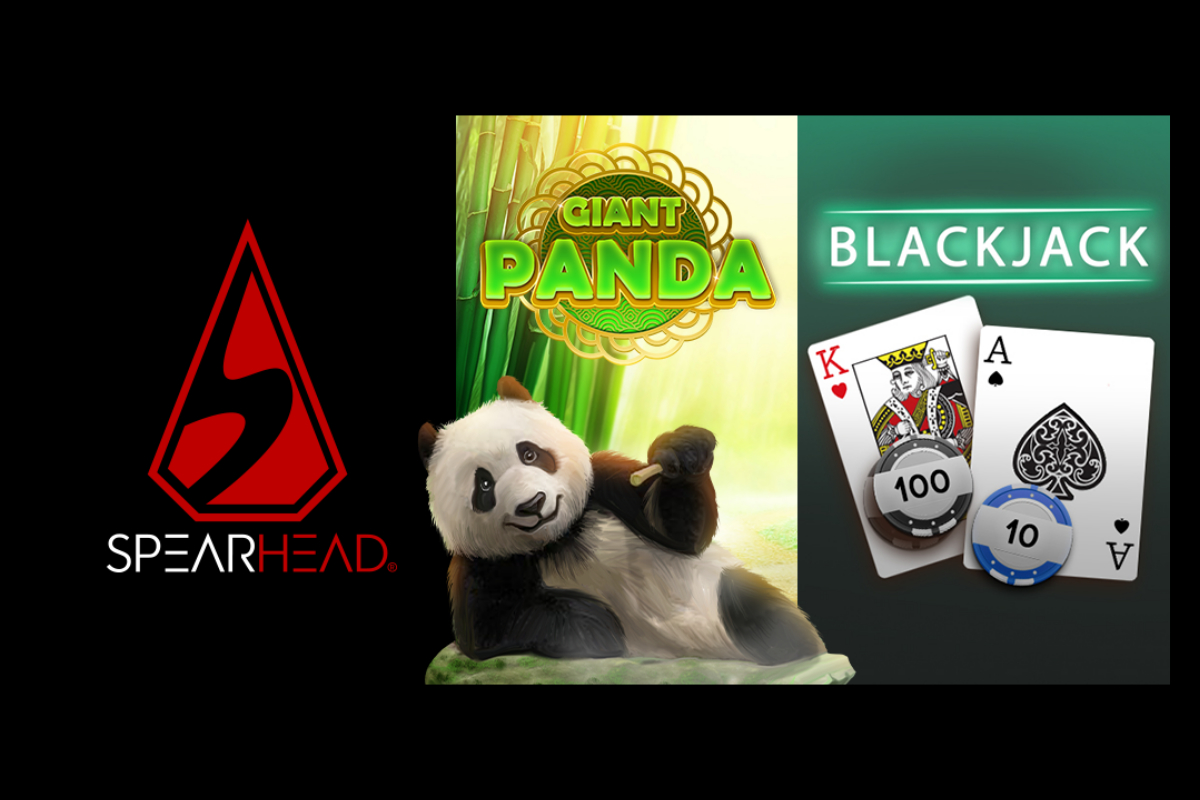 Spearhead Studios releases Blackjack and Giant Panda slot