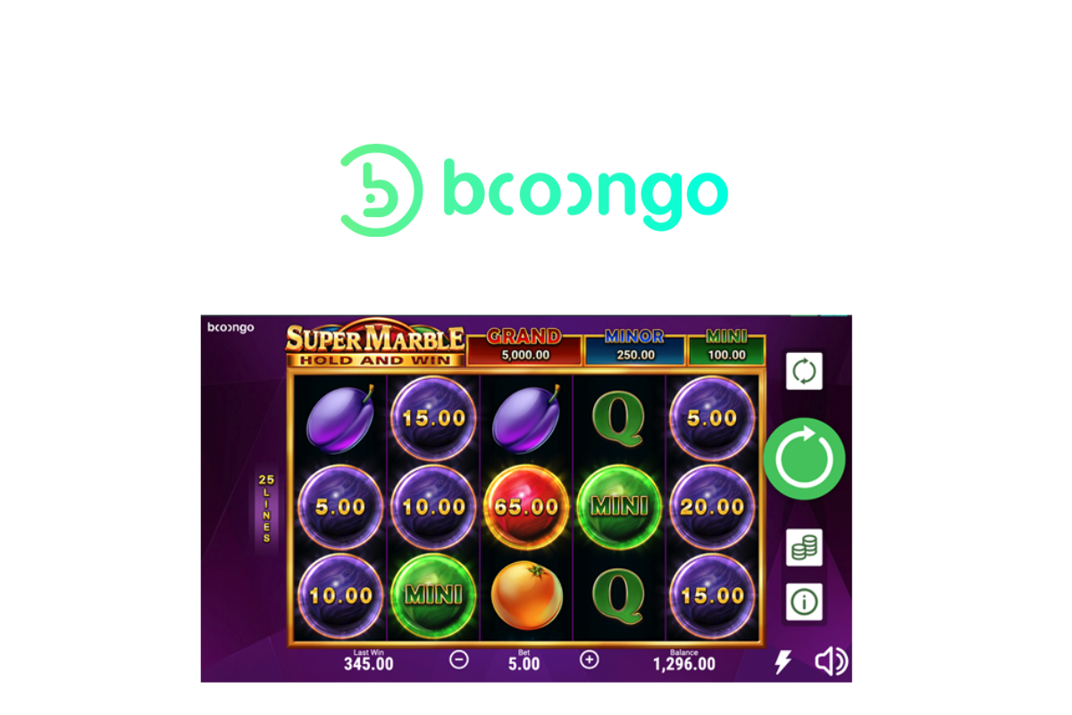 Booongo rolls out Super Marble: Hold and Win