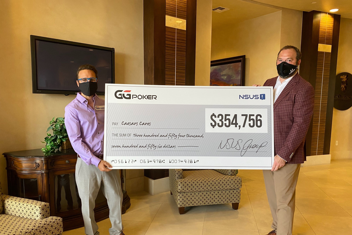 GGPoker Community Donates $354,000 To Caesars Care Charity Press Release