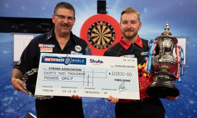 Betfred to donate £32,000 to Stroke Association after World Matchplay Record!