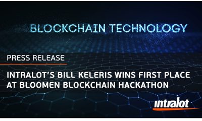 Intralot’s Bill Keleris Wins First Place At Bloomen Blockchain Hackathon