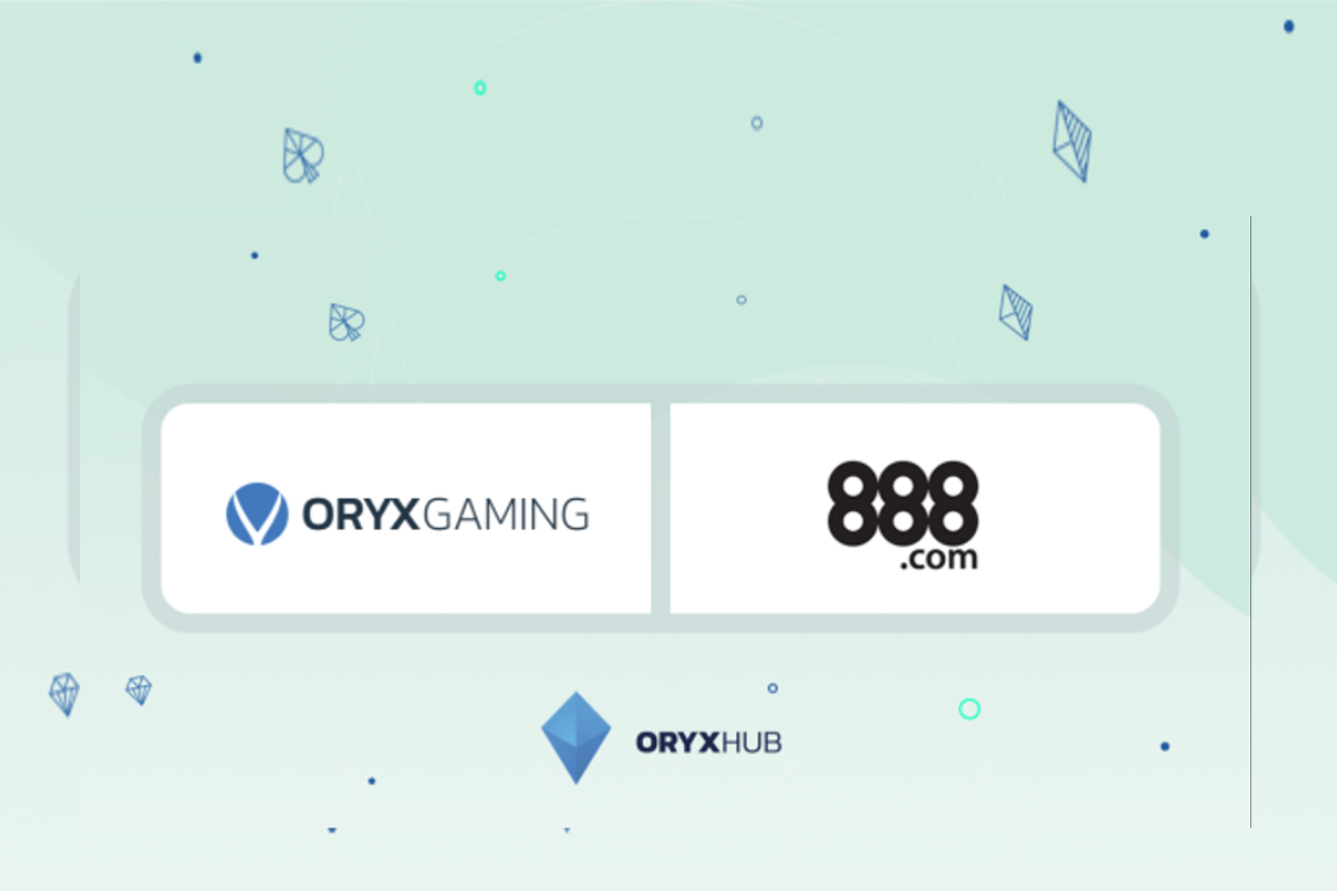 ORYX Gaming launches with 888casino