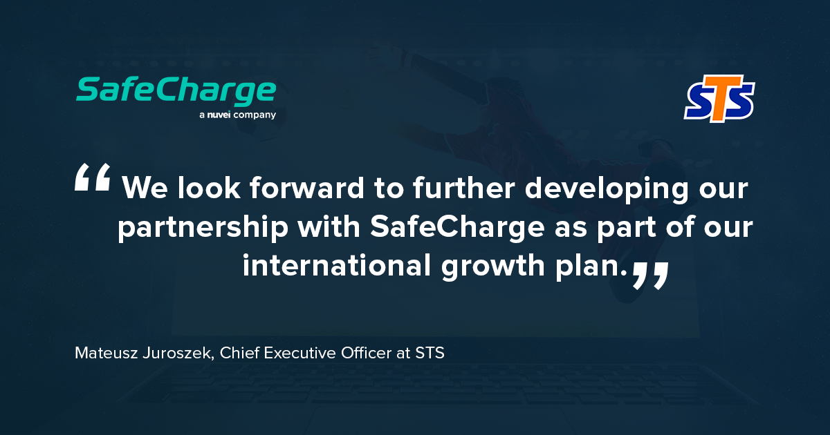STS Gaming Enters into Partnership with SafeCharge