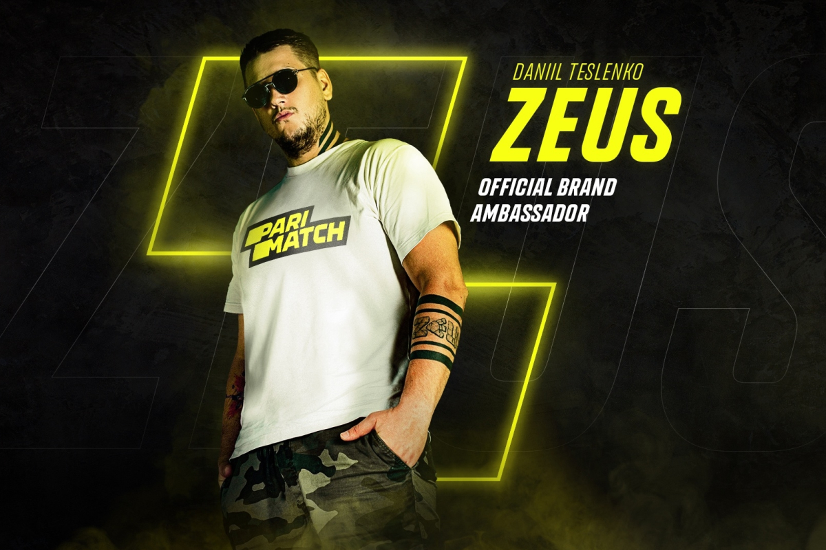 Parimatch appoints first esports brand ambassador Daniil "Zeus" Teslenko