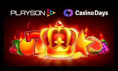 Playson signs content deal with Casino Days