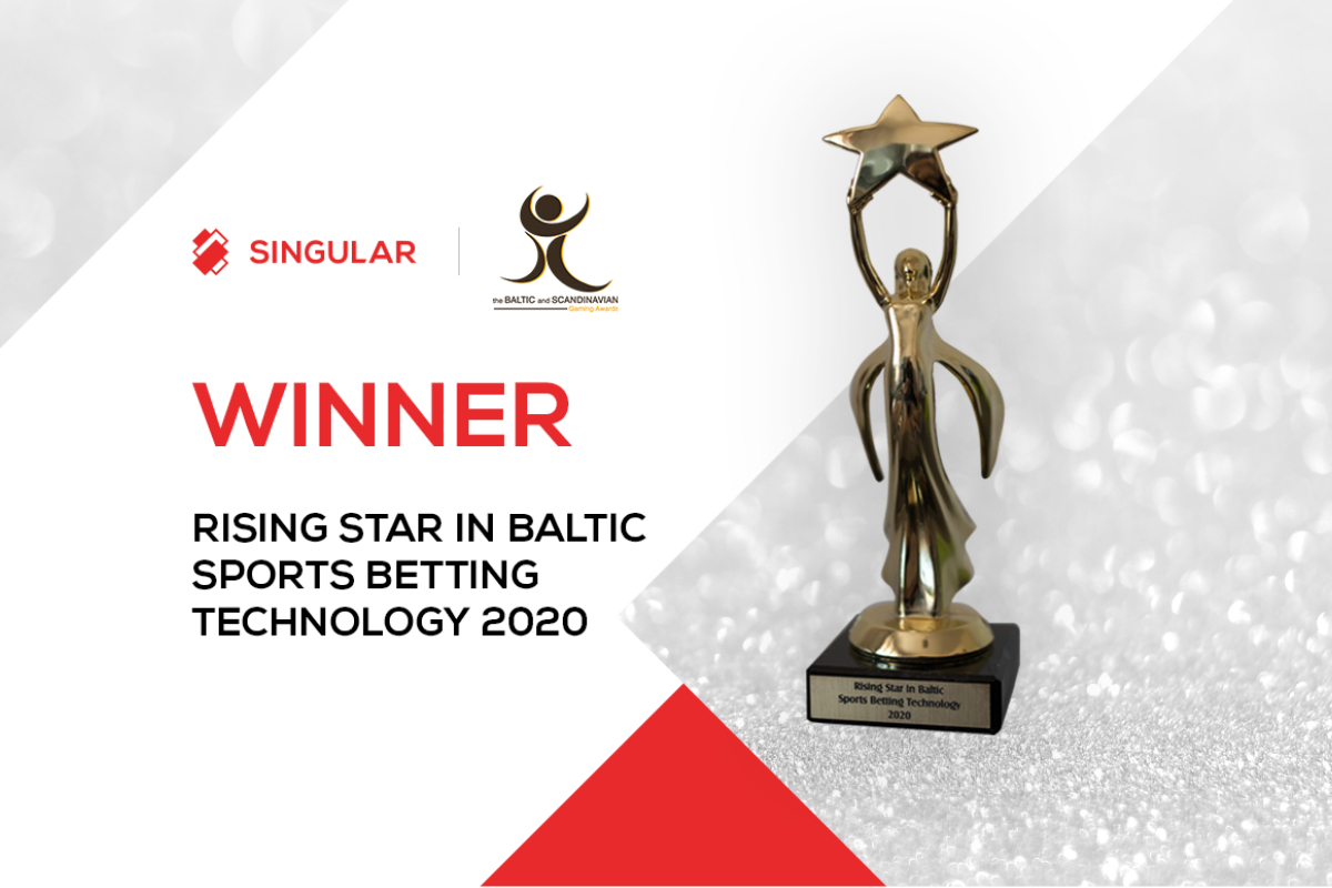 Singular Wins Rising Star in Baltic Sports Betting Technology at BSG Awards