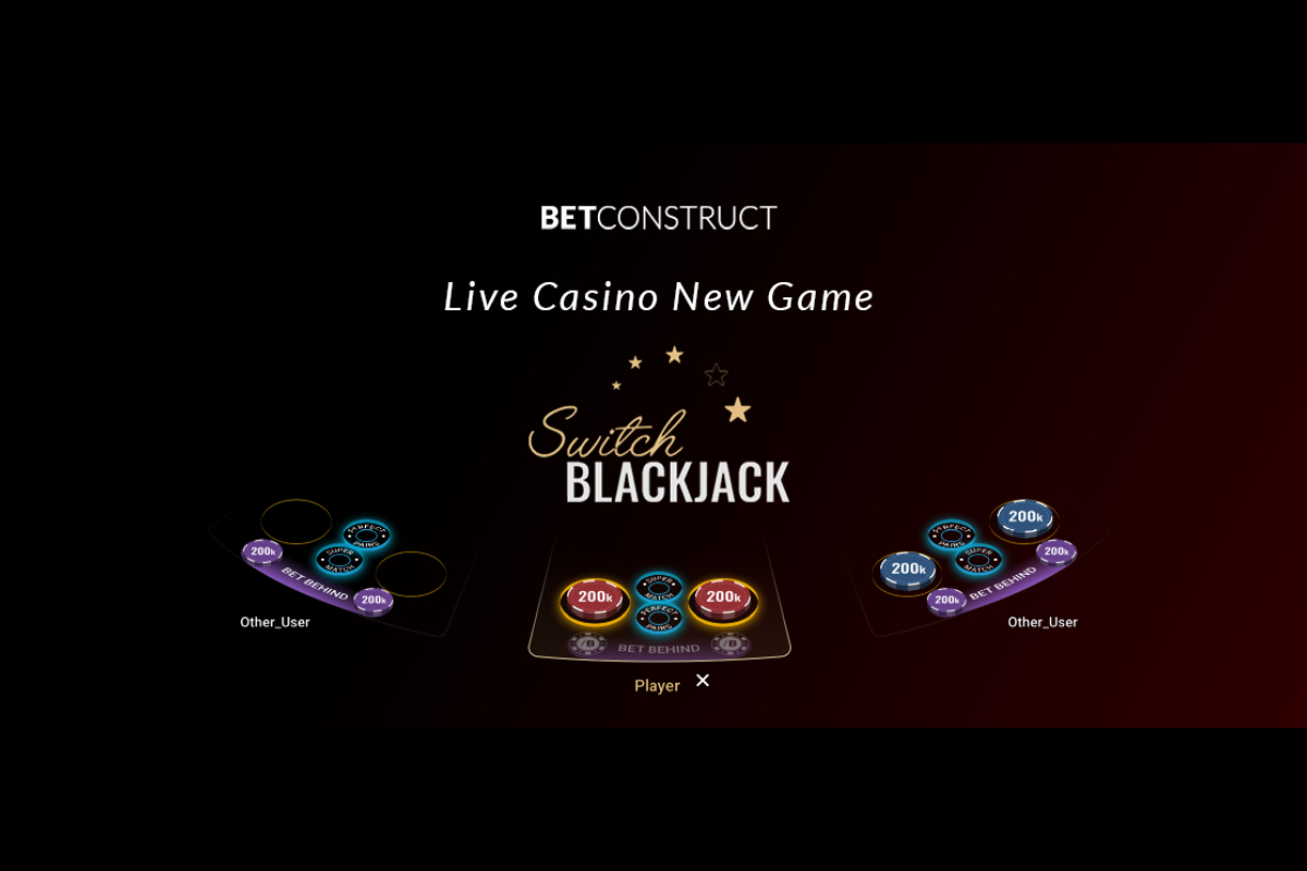 BetConstruct Launches its Latest Live Casino Game “Switch BlackJack”