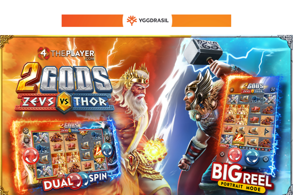 Yggdrasil releases electrifying 2 Gods: Zeus vs Thor in partnership with 4ThePlayer.com