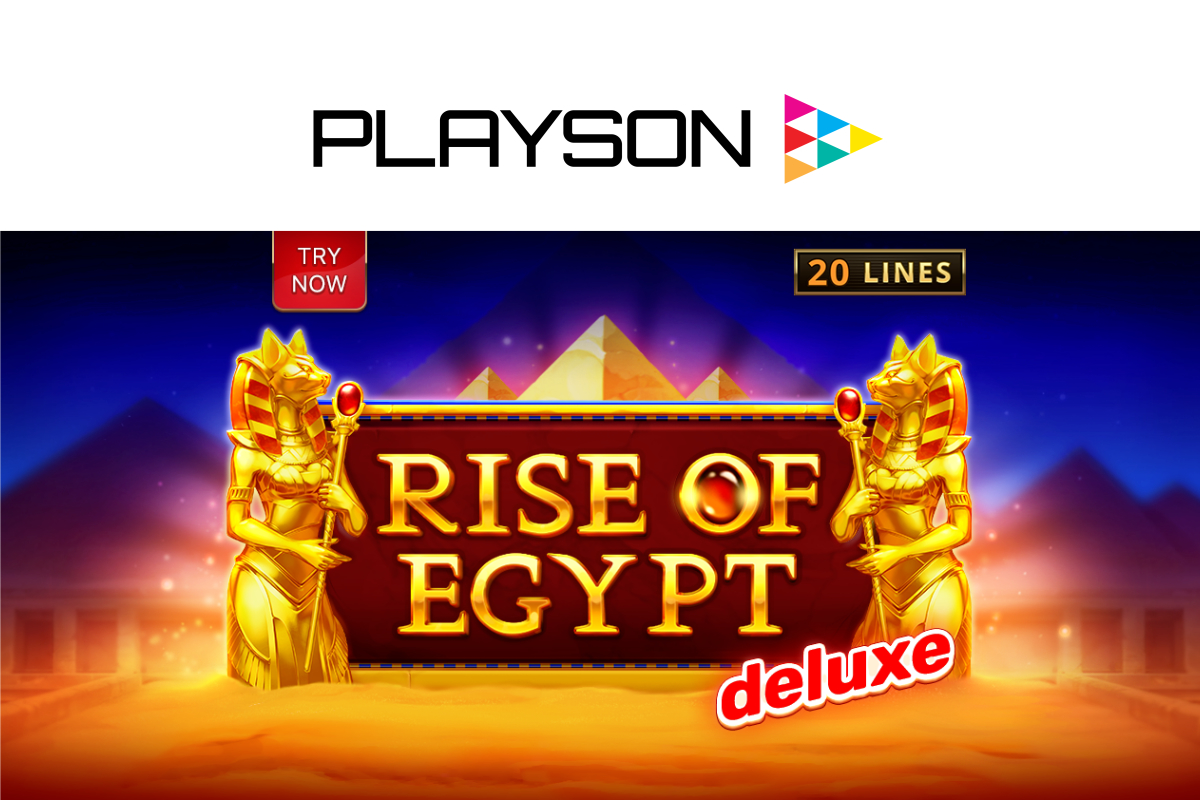 Playson evokes the Land of the Pharaohs with Rise of Egypt Deluxe